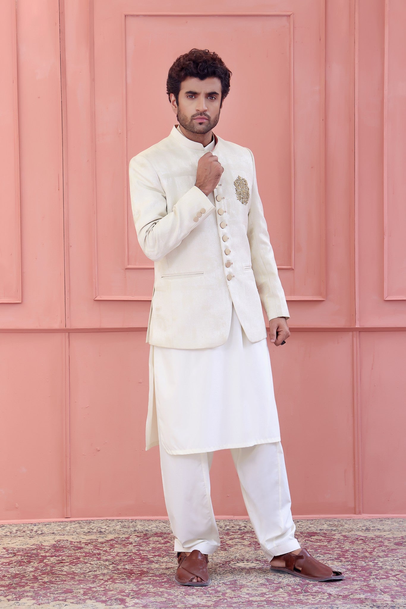 Prince coat with kurta hot sale shalwar