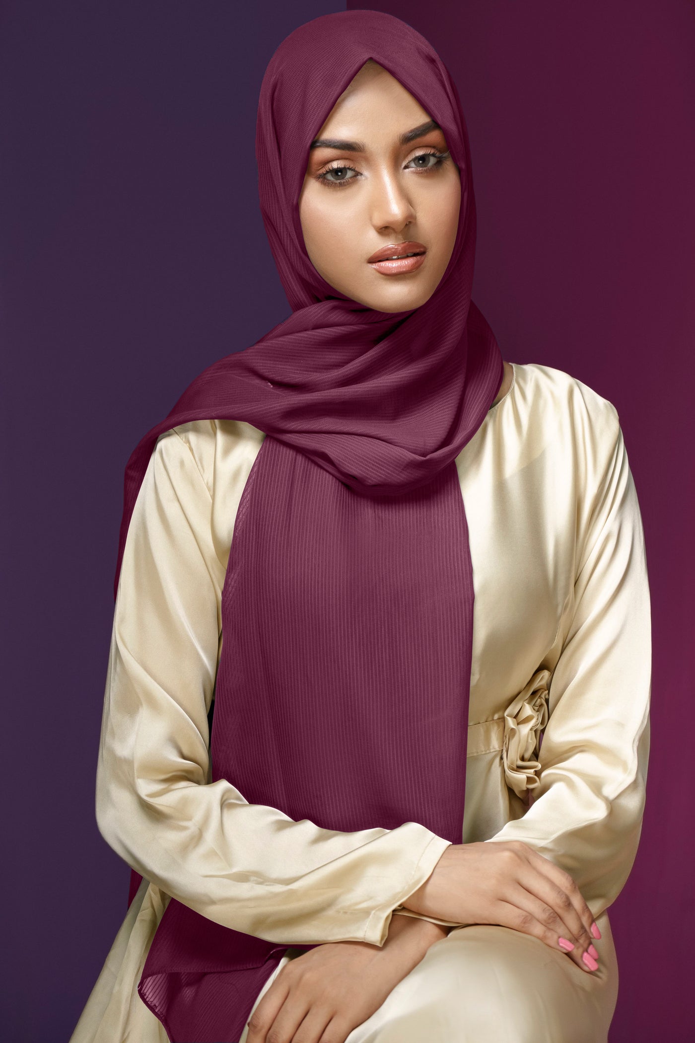 InterLining Chiffon - Maroon