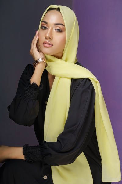 Plain Chiffon - Lemon