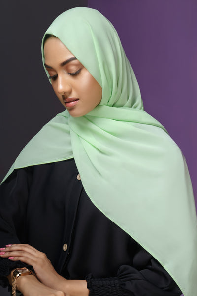 Plain Chiffon - Light Green