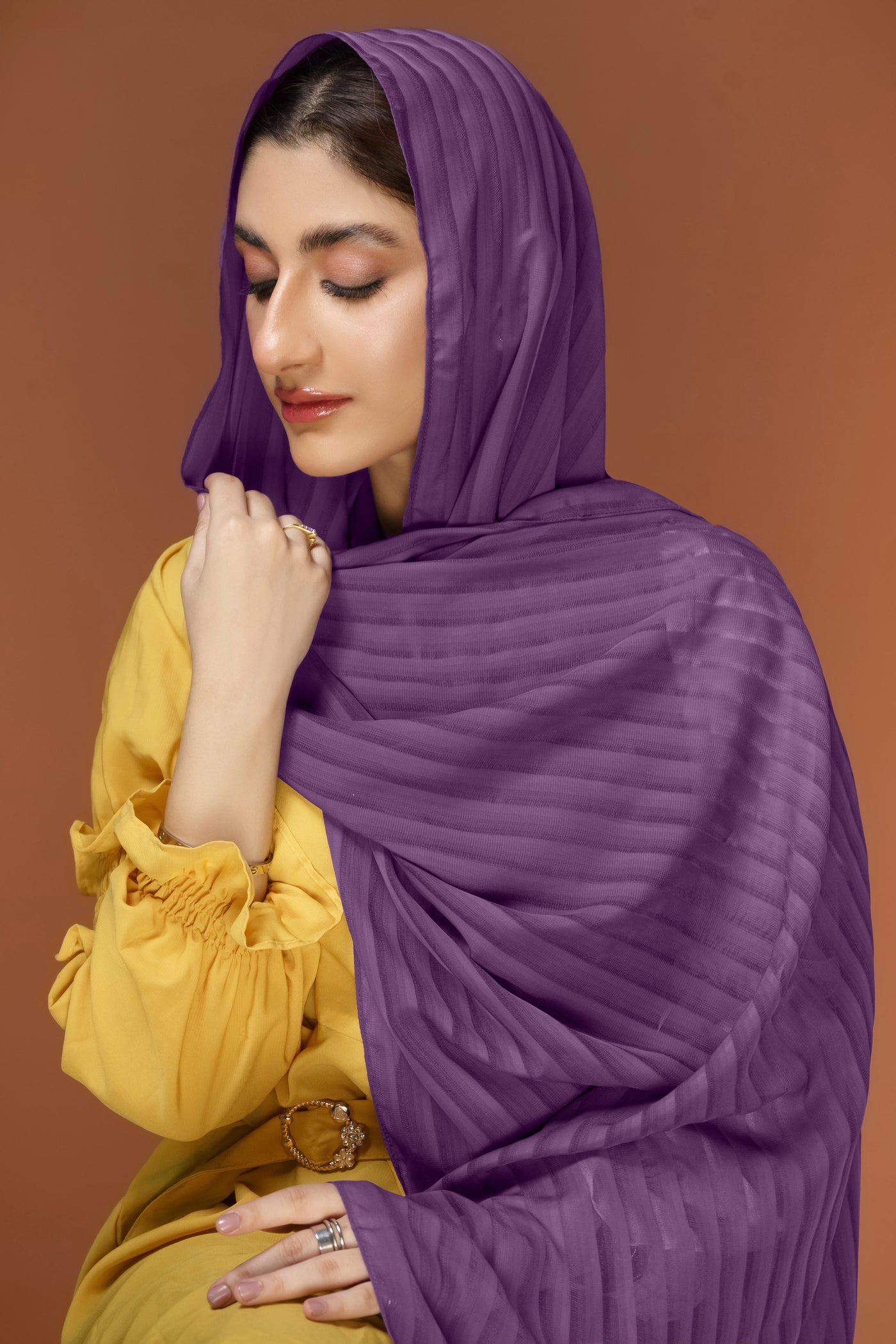 Self Silk Chiffon - Purple – TGM - Online Store