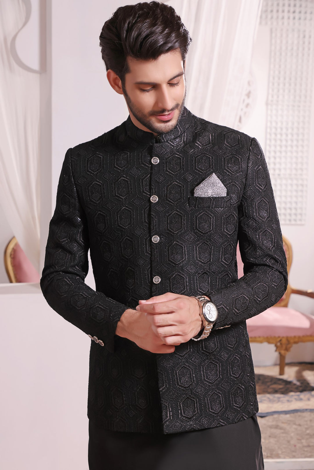 Party Wear Base Coat For Men Wedding Size: XL Men Cotton Two Piece